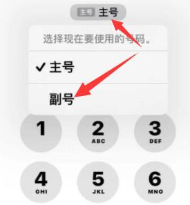 民乐苹果14维修店分享iPhone 14 Pro Max使用副卡打电话的方法 